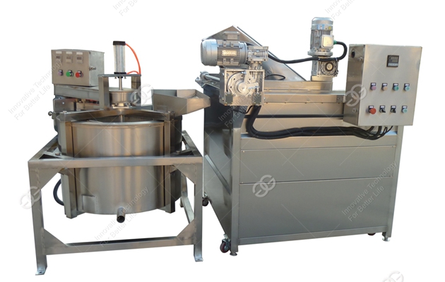 deoiling machine for fried nuts