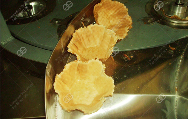 waffle cups making machine