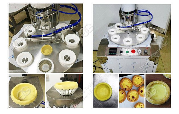 Egg tart making machine
