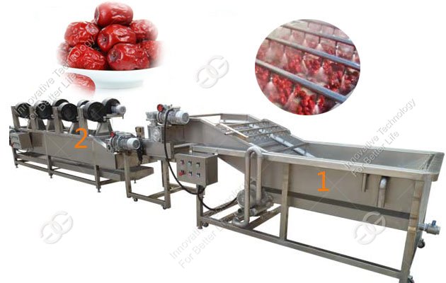 dates cleaning drying machine