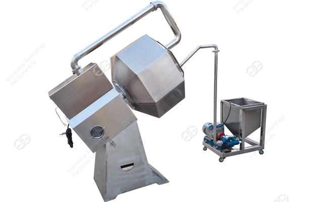 Octagonal Chips Flavoring|Seasoning Machine With Spraying Device