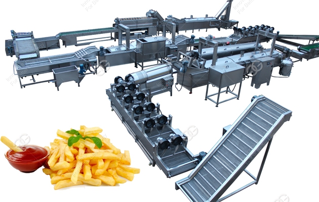 Automatic Potato Chips Making Production Line