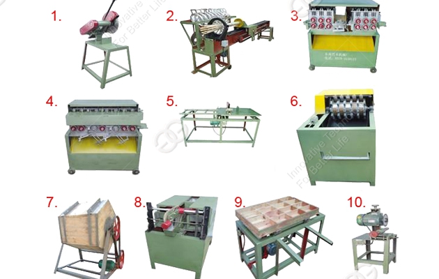  Bamboo Toothpick Processing Machine 