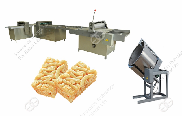  Automatic Sachima Making Machine|Puffed Caramel Treats Production Line 