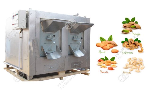 Multi-functional Drum Type Nuts Roaster Machine|Sesame Seed Roasting Equipment