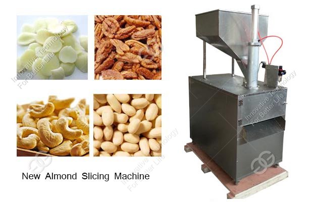 automatic nuts slicing machine/almond slice cutting