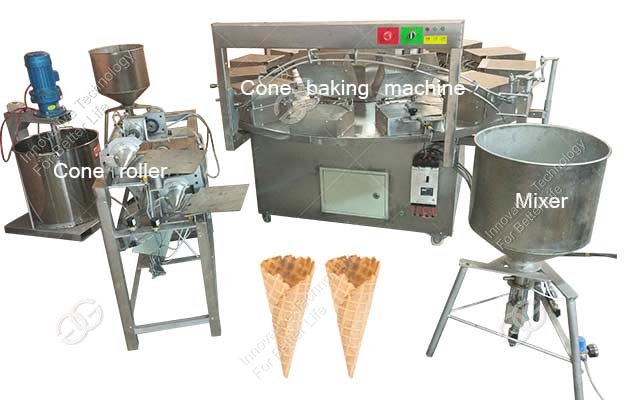  Ice Cream Waffle Cones Maker Machine|Sugar Cones Machine 