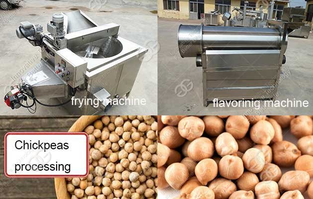 Chickpea Frying and Flavouring Machine Sold to Uzbekistan