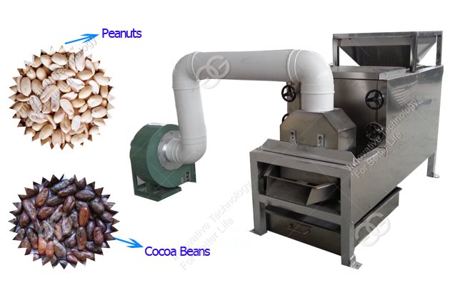 peanut peeling and half separating machine