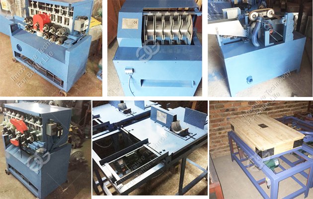 wood toothpick production line