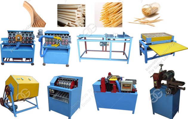 Wood Toothpick Making Machine Production Line for Sale
