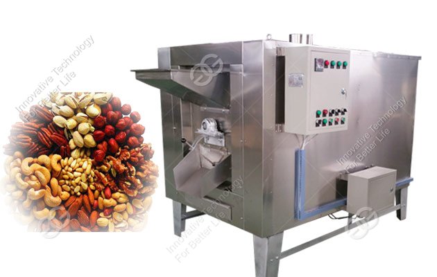 Cocoa Bean Roasting Machine|Commercial Nuts Roaster Equipment