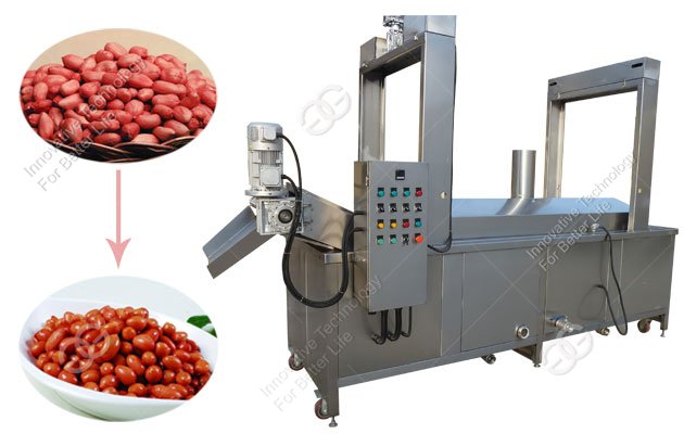 Fried Peanut Processing Line|Peanut Frying Line|Onion Frying Machine