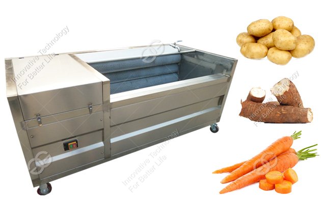 VEVOR Commercial Automatic Sweet Potato Peeling Washing Machine 1500w Peeler  Washer