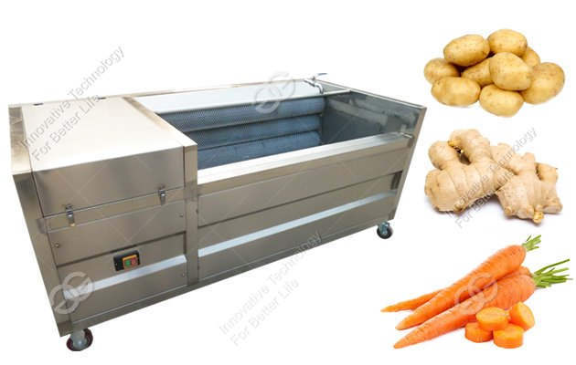 Best Price Ginger Washing Machine|Potato Washing Peeling Machine 