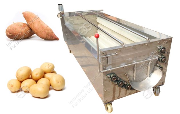 Commercial Use Sweet Potato Washing Peeling Machine|Yam Washing Machine
