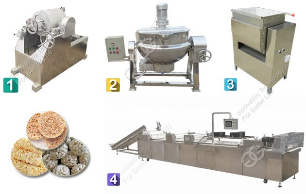  Puffed Rice Cake Machine|Puffed Rice Ball Plant 