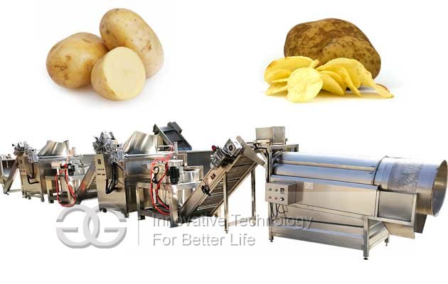  Commercial Use Potato Chips Processing Plant|Cassava Chips Processing Line For Sale 