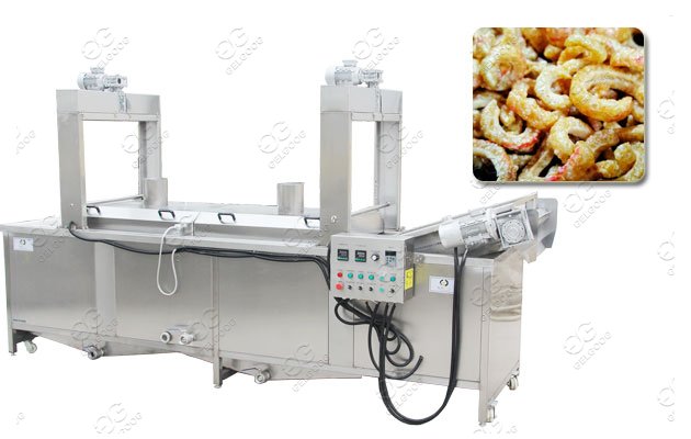 Industrial Pork Skin Frying Machine|Snack Fryer Factory in China