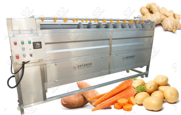 Vegetable Ginger Washing Peeling Machine