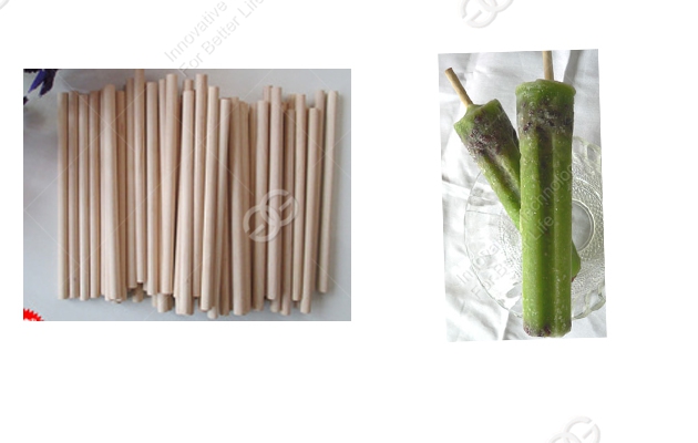 Wooden Round Ice Cream Stick Product Line