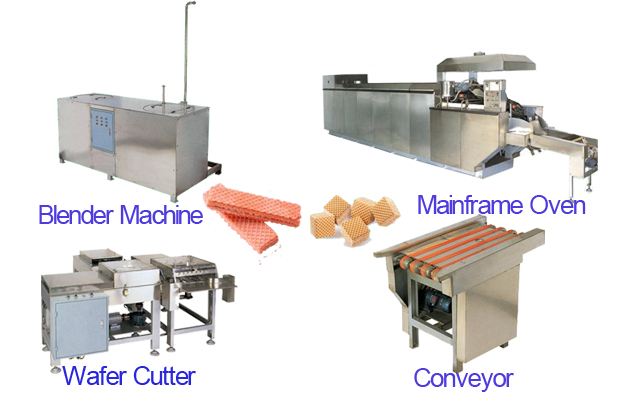 Fully-Automatic electric type 15-mould Wafer Production line