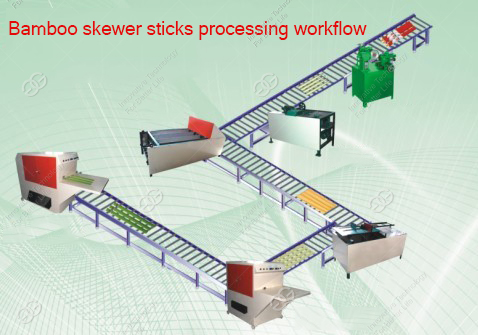 bamboo sticks machine