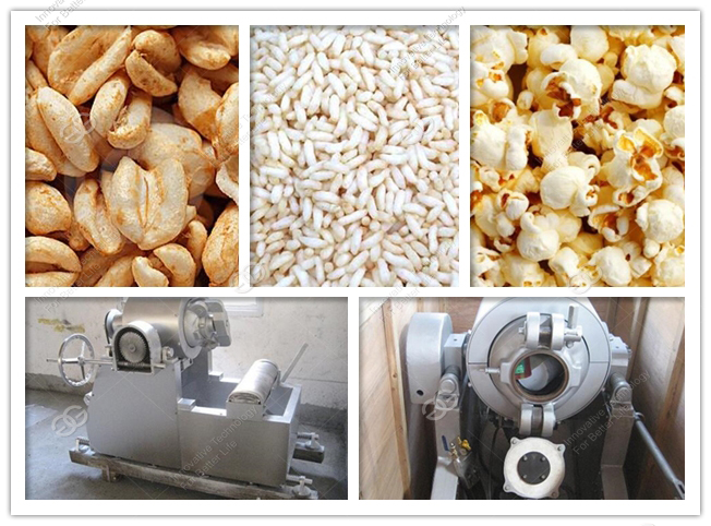 air flow rice popping machine