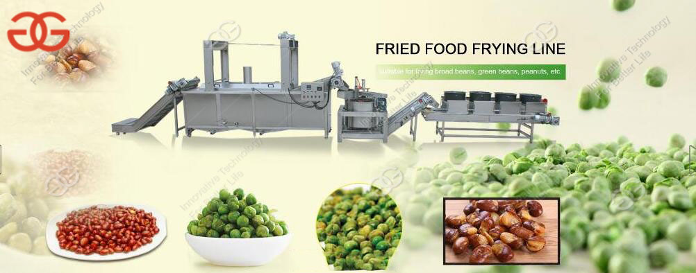 peanut frying machine