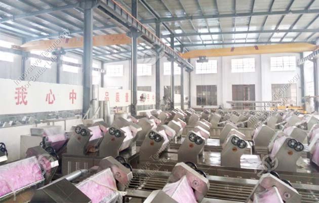 instant noodle production