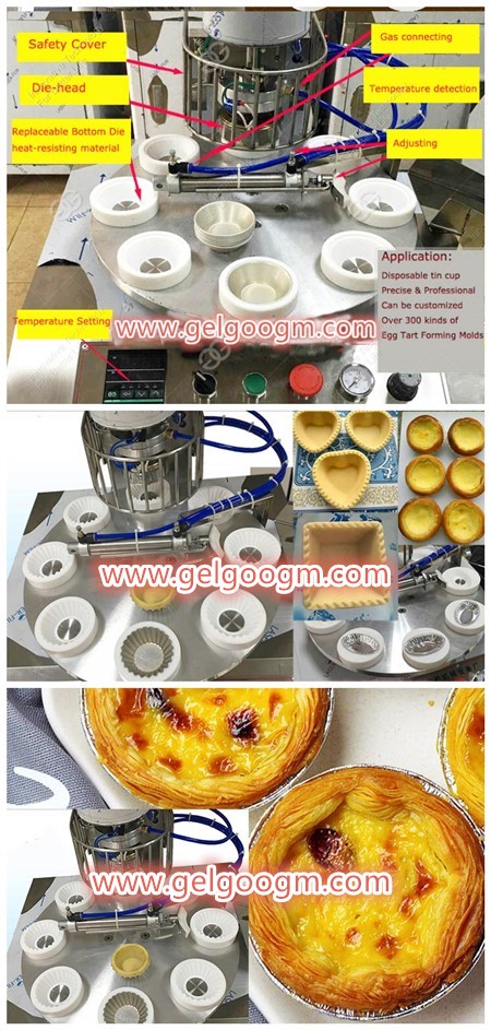 egg tart skin making machine