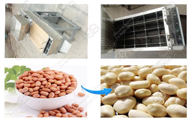 roasted peanut peeler machine