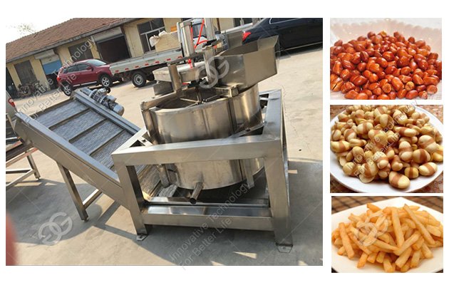 deoiling machine for fried nuts