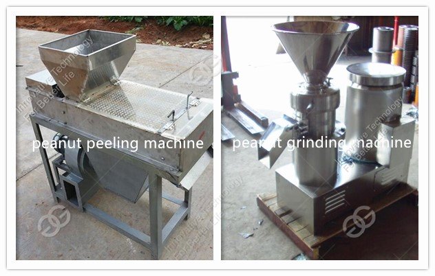 peanut peeling and grinding machine