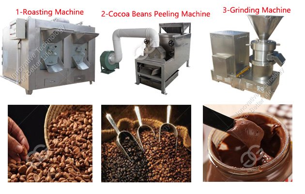 cocoa bean peeling machine