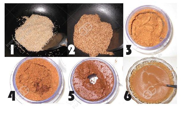 sesame tahini processing machine