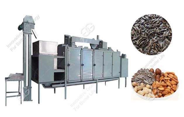 sunflower seeds roasting machine