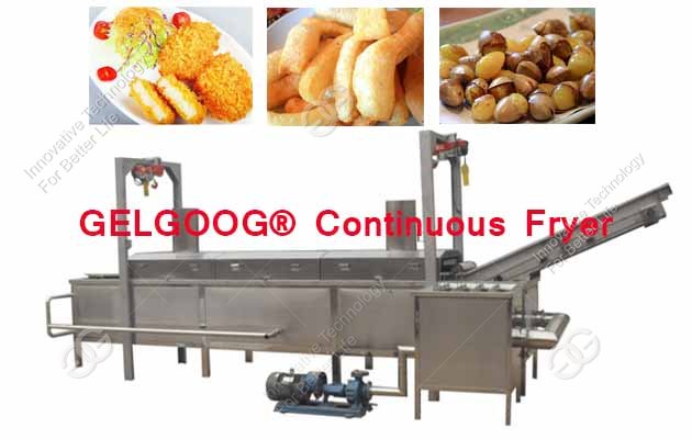 industrial continuous fryer