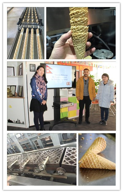 ice cream cone making machine