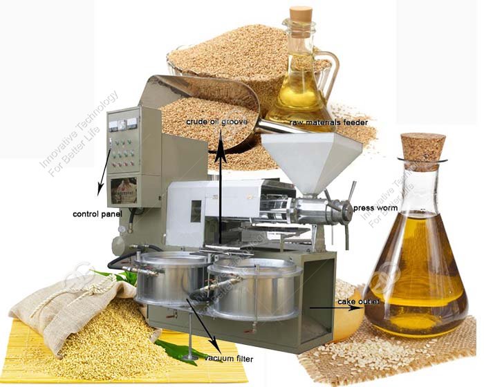 gingili oil machine