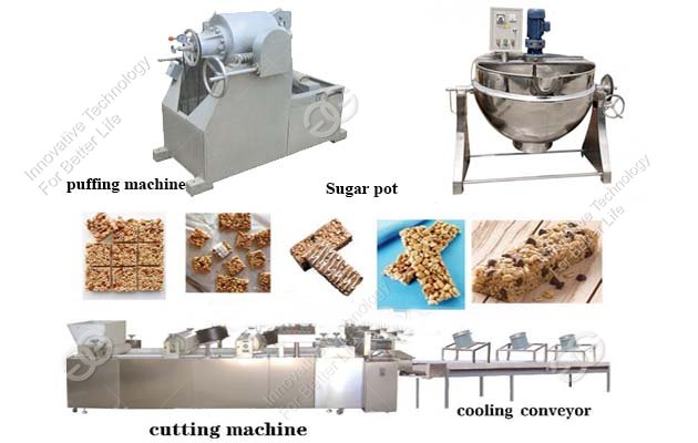 snack bar making machine