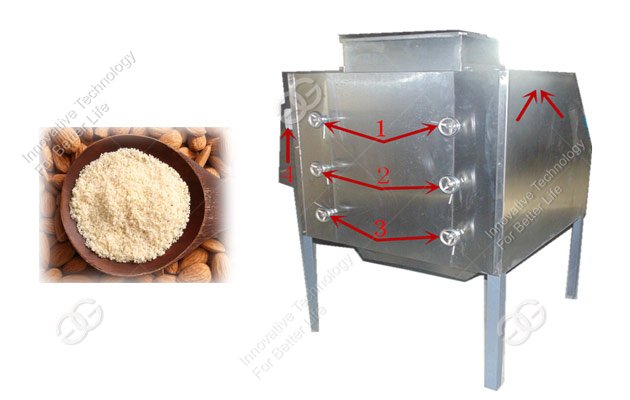 almond powder making machine