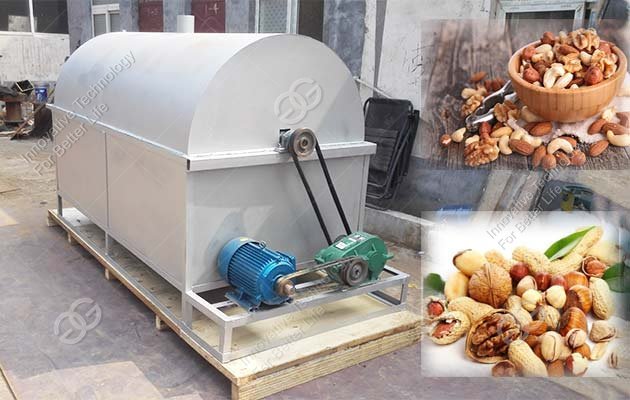 automatic nuts dryer roaster machine