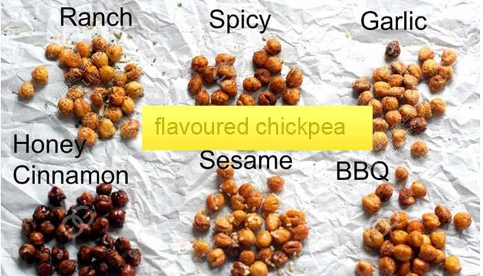 chickpea processing line