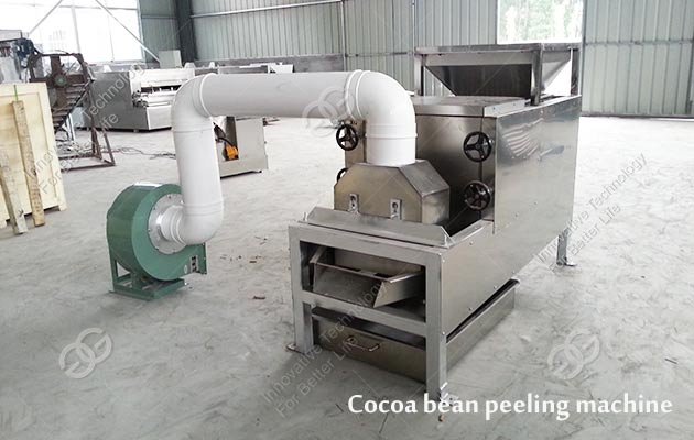 cocoa bean peeling machine