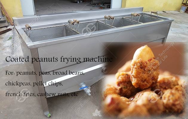 peanuts frying machine