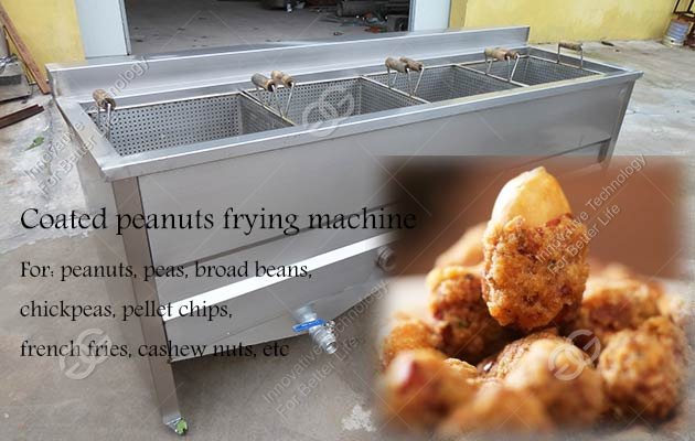 peanuts frying machine