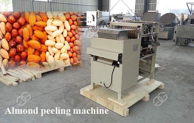 almond wet skin peeling machine