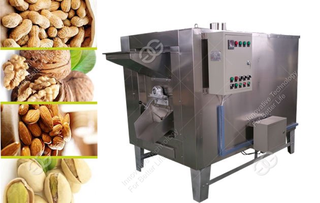 commercial nuts roaster machine