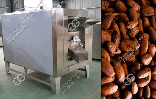cocoa beans roaster machine